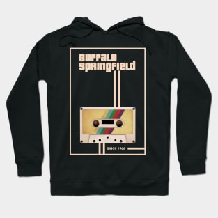 Buffalo Springfield Music Retro Cassette Tape Hoodie